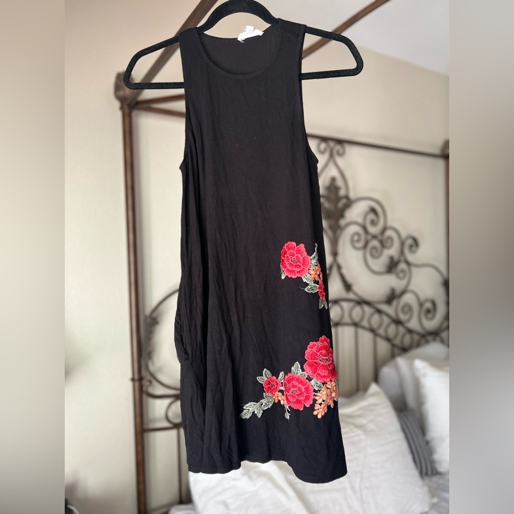 Socialite Floral Embroidered Dress